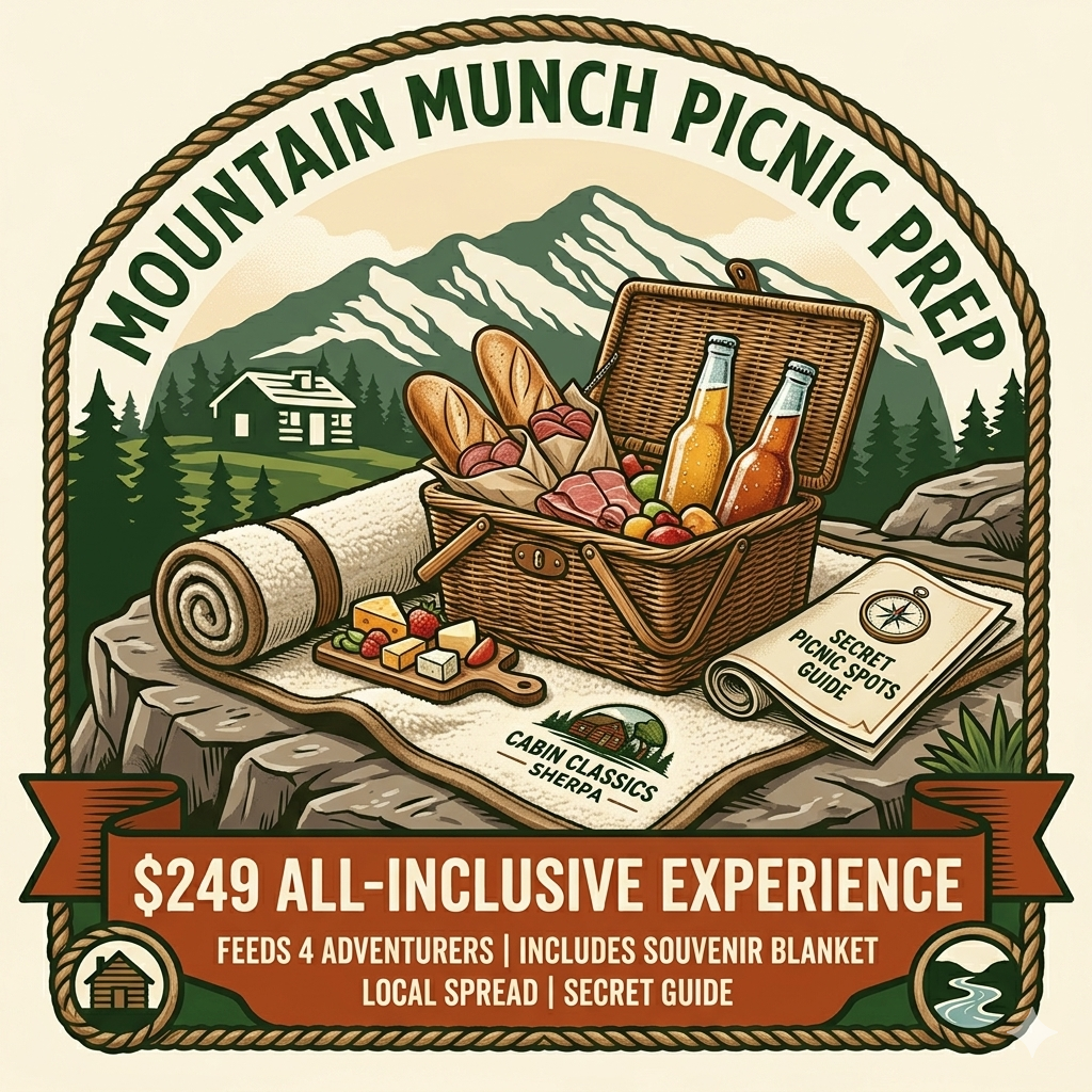 Mountain Munch Experience Picnic Spread